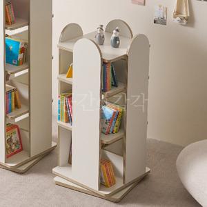 돌아가는 E0등급 책장 470X1030 회전식 선반 장식장 화이트 아이방 놀이방 인테리어