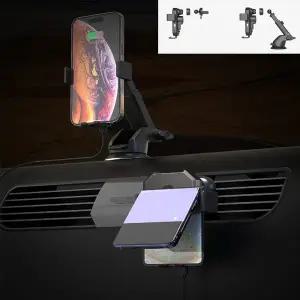 차량용무선충전기 FOD 송풍구 마운트 갤럭시 z플립 겸용 15고속 무선 충전 거치대