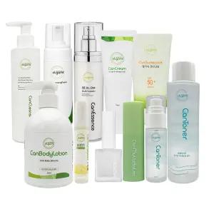 엘가닉 스킨케어2 (캔에센스+캔크림+캔토너+캔선크림+캔클렌징폼+캔네일케어+캔멀티밤+캔클렌징밀크+캔바디로션+캔손발닥터) 세트