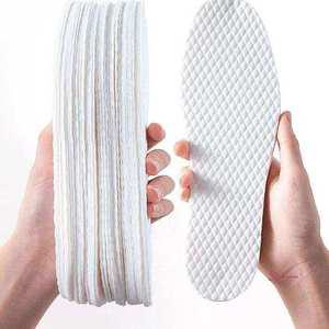 일회용 신발창 미끄럼방지 땀흡수 얇은 50켤레 깔창ghi527