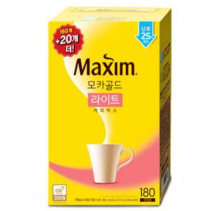 맥심 모카골드 라이트 커피믹스 180T