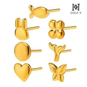 골드앤 순금 24K 심플 침귀걸이 7종 택 1