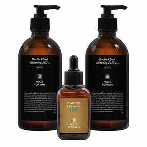 홀츠포맨 미백 화이트닝 잡티 3종 세트 미백 스킨로션 비타민C 세럼