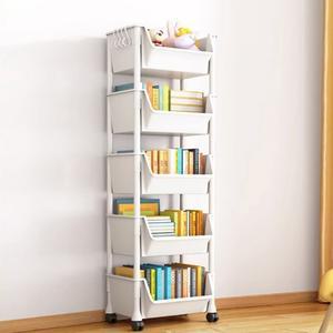 바퀴달린 수납 조립식 보관함 장난감 5단 트롤리 옷 정리 서랍장 스토리지 이동식