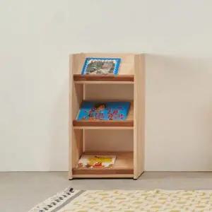 히트가구 H6704 3단 삼나무 선반책장 400 1color