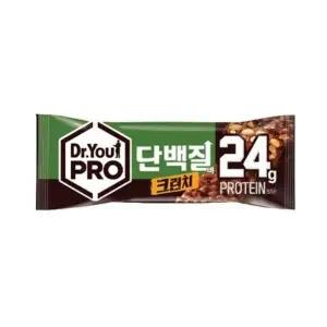 [오리온] 닥터유 프로 단백질바 크런치 70g 24개
