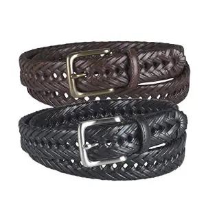 [타미힐피거]타미힐피거 남자 위빙 꽈배기 가죽 벨트