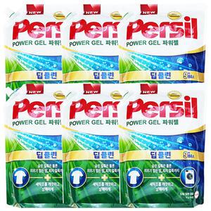헨켈 퍼실 파워젤 드럼용 액상세탁세제 리필 1.8L 6개_