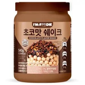 아임푸디 맛있는 초코맛 단백질쉐이크 고단백 저당 단백질 1개