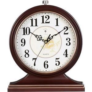 복고풍 대형 탁상시계 침대협탁 책상 우드 아날로그 화이트 모던