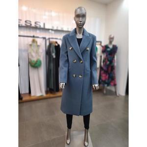 제시뉴욕 세이브존05 버튼  혼방 더블코트 BDA-SZNRHL0420GR