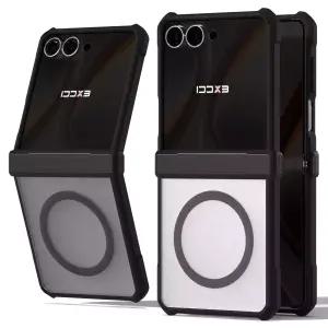 엑씨 갤럭시 Z플립7 파비스 힌지보호 맥세이프 풀커버 휴대폰 케이스