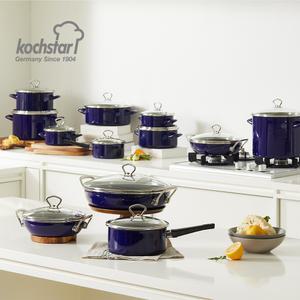 독일 주방 콕스타 비엔나 블루 케라믹 냄비 전골냄비 24cm KSC-VBC4