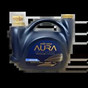 LG생활건강 아우라 딥센트 섬유 유연제 화이트플로럴 5.5L 1개