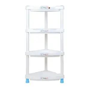 욕실 코너선반 욕실수납 거실 페러스 4단 화장실수납 선반대 주방선반 욕실인테리어용품