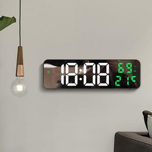 LED 시계 거실 카페 인테리어 디지털시계 습도 온도 알람기능
