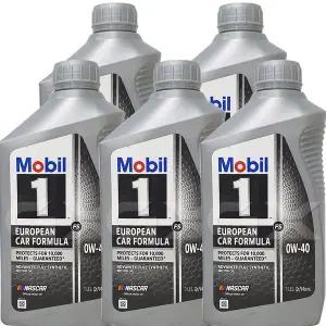 모빌원 Mobil1 ow40 946ml 5개 엔진오일
