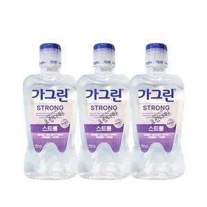 가그린 스트롱 구강청결제 750ml x3개