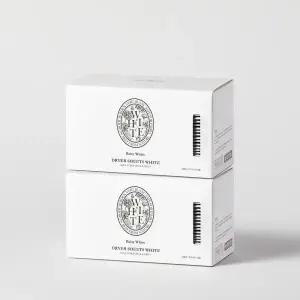 [베르블랑] 고농축 섬유유연 건조기시트 화이트향 30매x2개