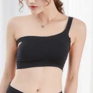 기본 숏탑 민소매 이너 탈부착 브라 캡내장 브라탑