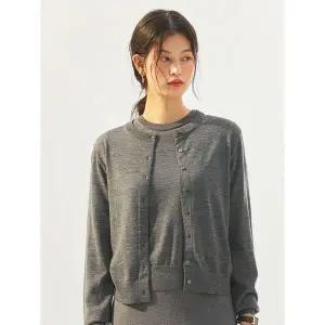 탑텐 여성 프리미엄 화인 메리노 가디건 MSE4EC2001