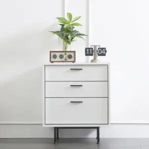 보루네오 마르체 본테 서랍장 높은 협탁 3단 600 BTH102C (착불)