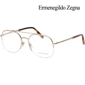 제냐 안경테 EZ5184 032 명품 골드 반무테 투브릿지