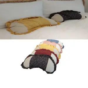 메밀베개커버 땅콩 시원한 깊은잠 낮은 반달 꽃 프릴 작은 메밀 배게 커버 배갯잎 덮개 1P