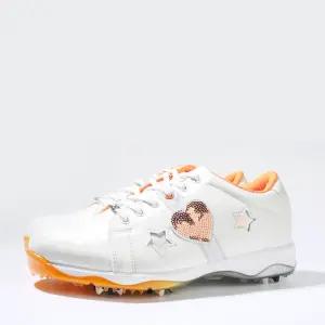 MNX15 여성 수제 골프화 스팽클 스파이크 골프화 MG-018