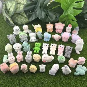 비즈톡 [PF-1-00]후로킹펜던트 고양이 토끼 강아지 코끼리 공룡 수달 우파루파 48종 모음 ,1개