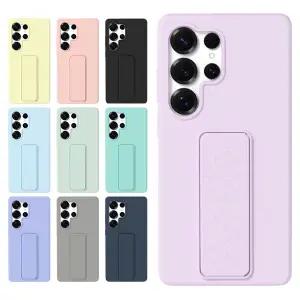 갤럭시S25 S24 S23 플러스 울트라 파스텔 핑거 스트랩 거치대 소프트 젤리 핸드폰 케이스