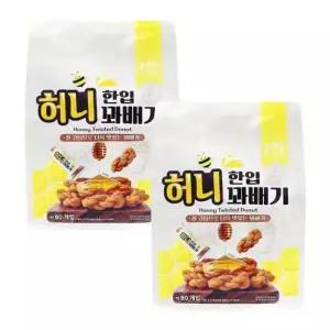 개별포장 허니 한입꽈배기 520g, 2개