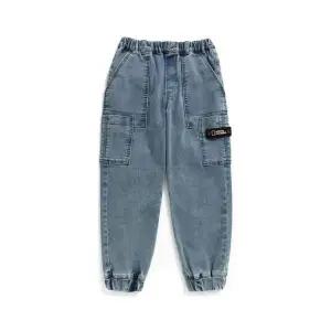 내셔널지오그래픽 NATIONALGEOGRAPHIC 내셔널지오그래픽키즈 K233UPT960 데님 카고 조거 팬츠 GRAYBLUE 108