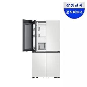 삼성전자 비스포크 4도어 RM70F63M2A 키친핏 푸드쇼케이스 냉장고 코타화이트