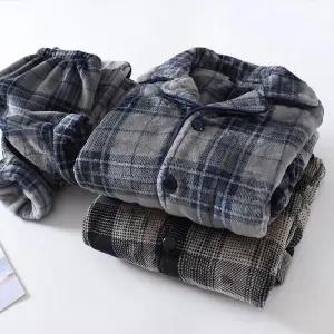 겨울 상하세트 남자 극세사 수면잠옷 남자잠옷 겨울잠옷