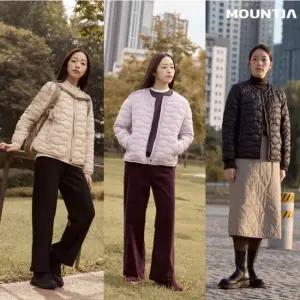 마운티아 25FW 최신상 여성 숏기장 아토-웜 다운재킷