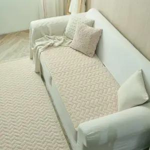 [애끌리아] 헤링본 MC 극세사 항균 소파패드 90x200)