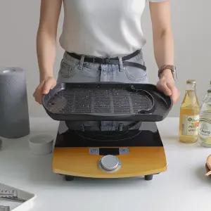 그릴팬 삼겹살 불판 구이들 구이팬 8종 가정용/고기판/캠핑/멀티팬/업소용/구이/팬/로스터/캠핑용/고기