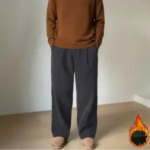 남자 골덴바지 기모 핀턱 코듀로이팬츠 겨울 와이드팬츠 스판 빅사이즈_WDPA14_2