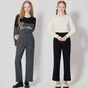 [최초가 59900원] LeOT)] 더블 기모 뉴와이드 팬츠