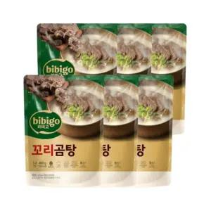 CJ제일제당 비비고 꼬리곰탕 460g 6입 1상자(고급 즉석국)