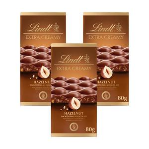 농심 린트 엑스트라 크리미 헤이즐넛 80g, 3개