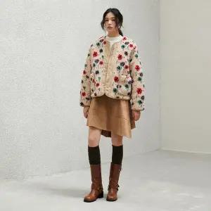 [LAP](신세계 사우스시티)플라워 뽀글이 퀼팅점퍼 AR4MZA63