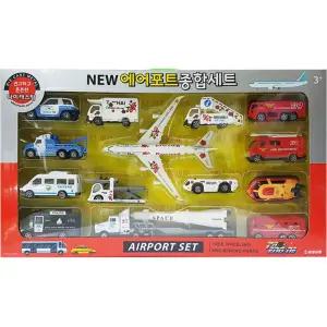 공항놀이 장난감 비행기 자동차 종합선물세트 14종 4세남아 긴급출동