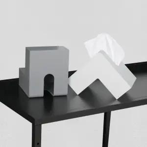 삼각 티슈 케이스/휴지곽/휴지/커버/보관함/깔끔/심플/베이직/가정/업소/예쁜/인테리어/매장/원형/티슈곽