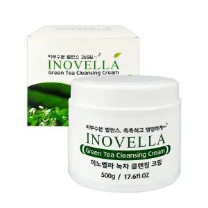이노벨라 녹차 바이탈라이징 클렌징 크림 500g 클렌 징크림 크렌 크린싱크림 이노벨라 오이 녹차