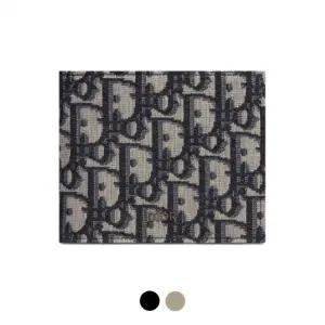 디올 반지갑 오블리크 컴팩트 남자 지갑 남성 카드지갑 2OBBH027YSE 2컬러