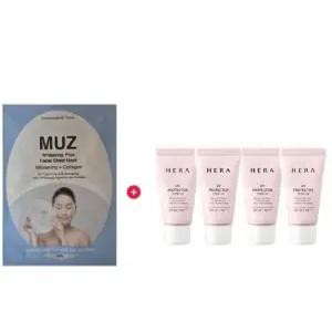 MUZ 화이트닝 마스크/헤라 유브이 프로텍터 톤업 15mlx4개/택1