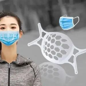 실리콘 마스크가드 숨쉬기 편한 마스크 프레임 지지대 (WFJ5QGX)