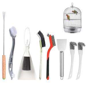 새 브러시 도구 세트 기 새장 토끼장 햄스터장 앵무새장 및 기타 소형 애완동물장 액세서리에